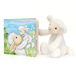 Agneau Timide Et Sa Maman Livre and Bashful Lamb Medium