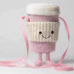 Amuseables Coffee-To-Go Pink Bag Best
