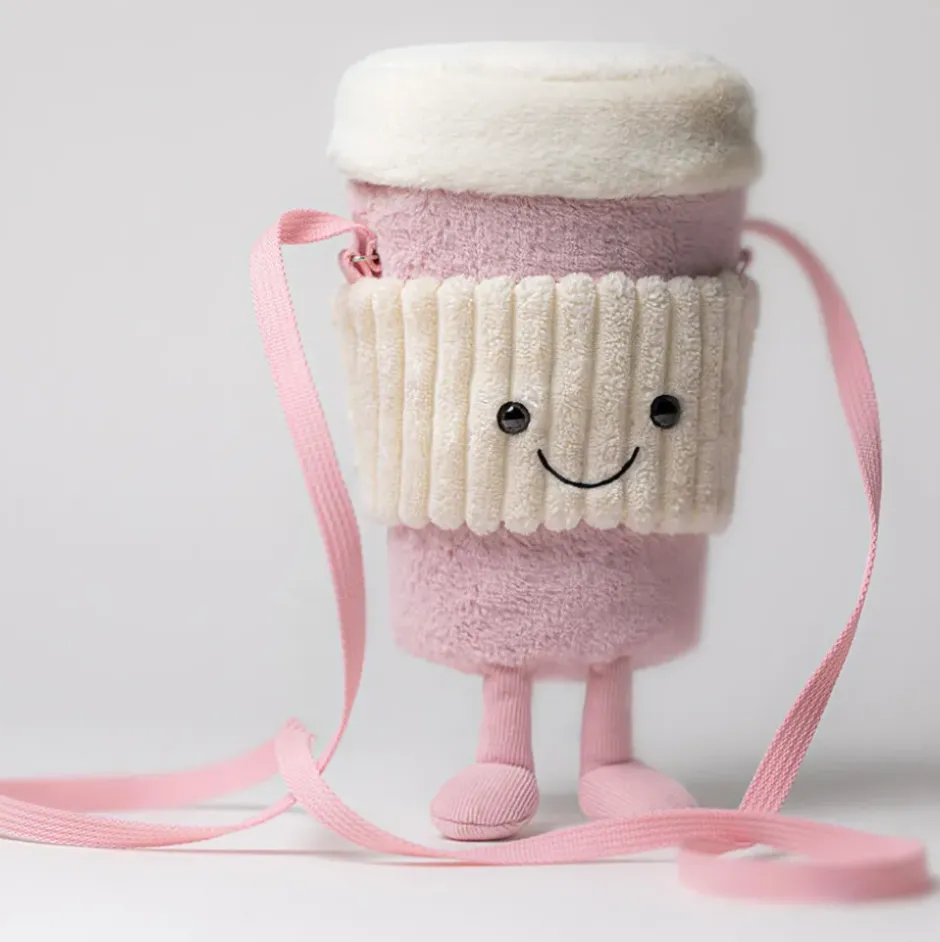 Amuseables Coffee-To-Go Pink Bag Best