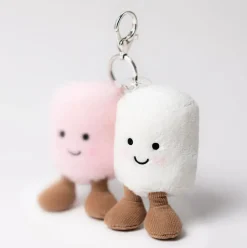 Amuseables Pair of Marshmallows Bag Charm New