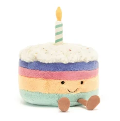 Amuseables Rainbow Birthday Cake Hot