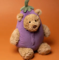 Bartholomew Bear Aubergine Hot