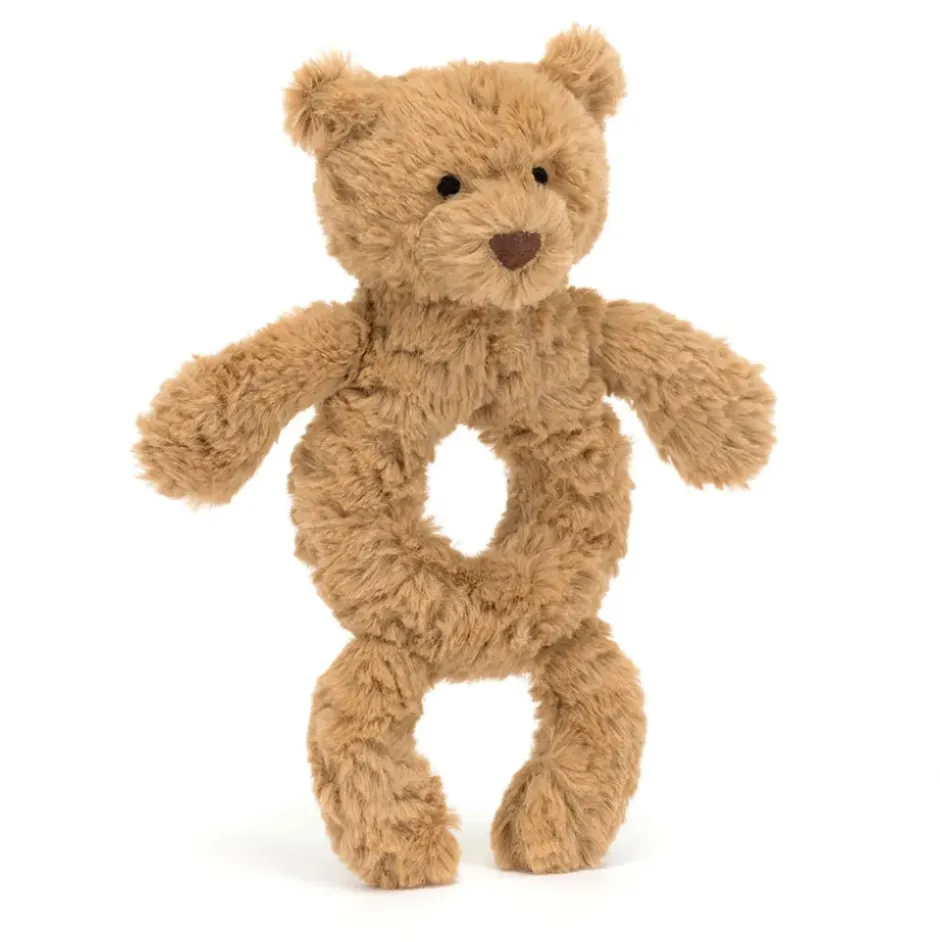 Bartholomew Bear Ring Rattle Hot