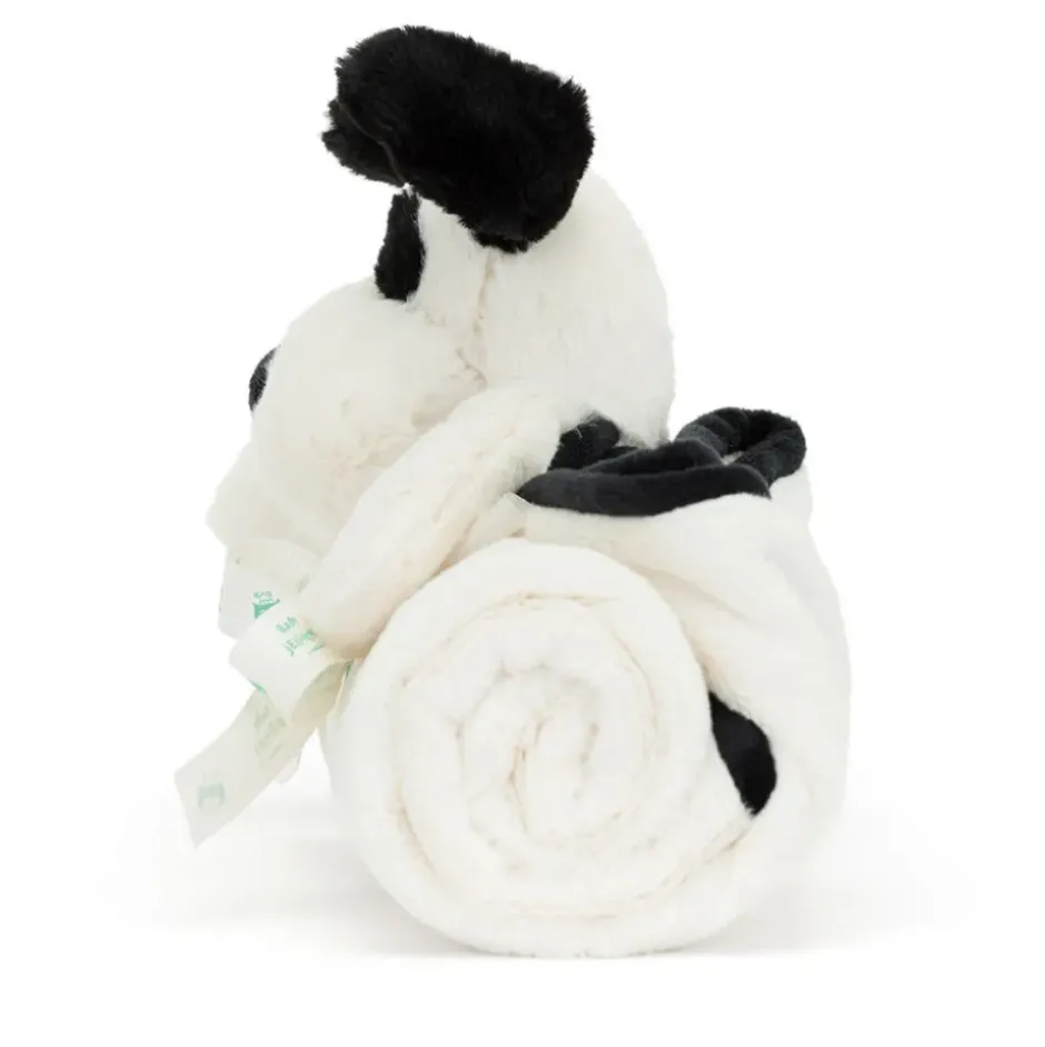 Bashful Black & Cream Puppy Blankie Outlet