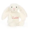 Bashful Cream Bunny with Personalised Cream Jumper New