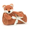 Bashful Fox Cub Blankie Outlet