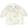 Bashful Luxe Bunny Nimbus with Personalised Cream Jumper Hot
