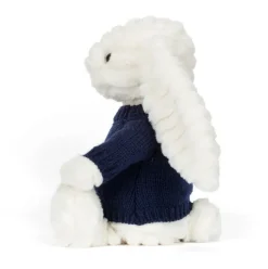 Bashful Luxe Bunny Nimbus with Personalised Navy Jumper Outlet