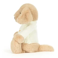 Bashful Luxe Puppy Orlando with Personalised Cream Jumper Online