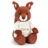 Bashful Squirrel with Personalised Cream Jumper Sale