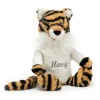 Bashful Tiger with Personalised Cream Jumper Outlet