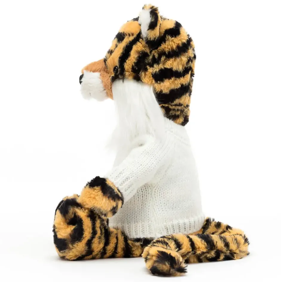 Bashful Tiger with Personalised Cream Jumper Outlet