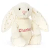 Bashful Twinkle Bunny with Personalised Cream Jumper
