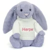 Bashful Viola Bunny with Personalised Cream Jumper Sale