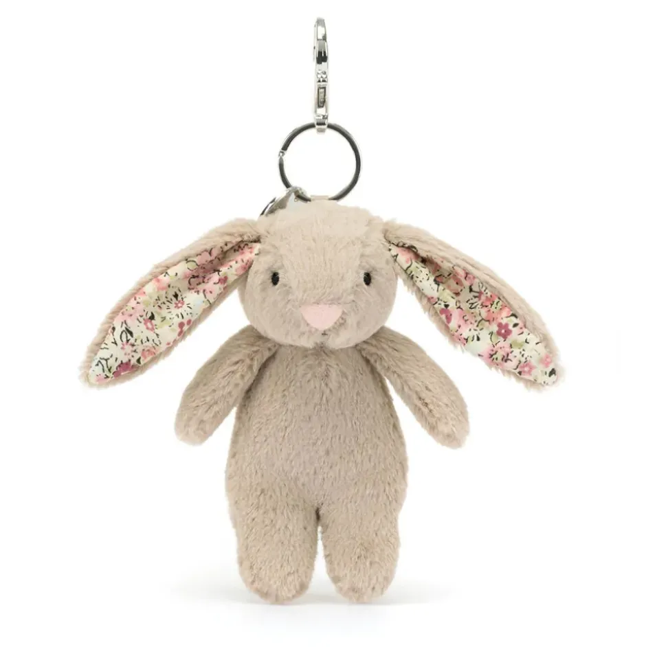 Blossom Beige Bunny Bag Charm Hot