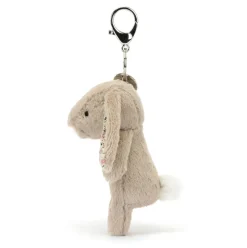 Blossom Beige Bunny Bag Charm Hot