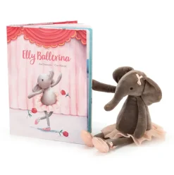 Elly Ballerina Book and Dancing Darcey Elephant Clearance