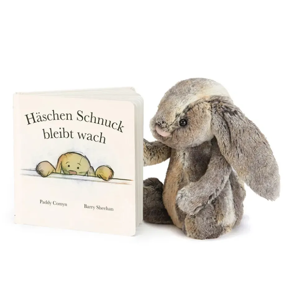 Haschen Schnuck Bleibt Wach Buch & Bashful Cottontail Bunny Medium Online