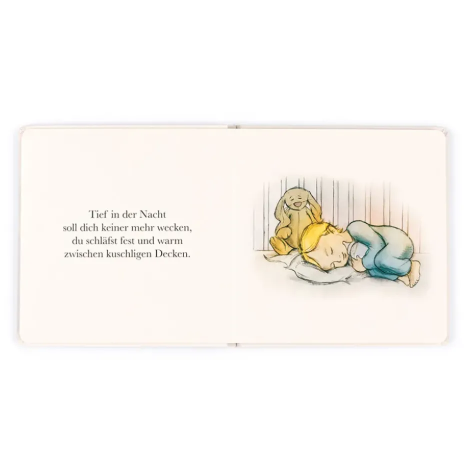 Haschen Schnuck Bleibt Wach Buch & Bashful Cottontail Bunny Medium Online