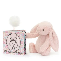 If I Were a Bunny Book and Bashful Blush Bunny Medium New