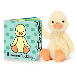If I were a Duckling Board Book and Bashful Duckling Medium Sale
