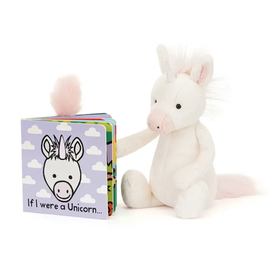 If I Were a Unicorn Board Book and Bashful Unicorn Medium Sale
