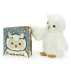 If I Were An Owl Board Book and Bashful Owl Medium Sale