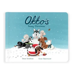Otto's Snowy Christmas Book and Winter Warmer Otto Sausage Dog