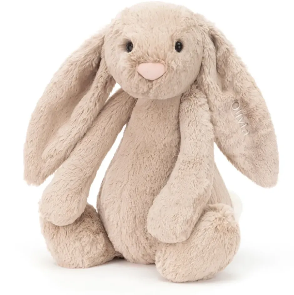 Personalised Bashful Beige Bunny Huge Best