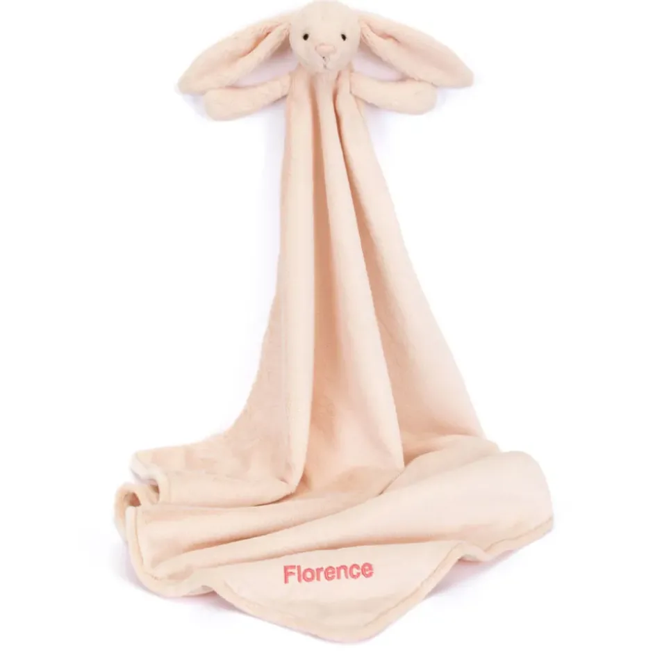 Personalised Bashful Blush Bunny Blankie Hot