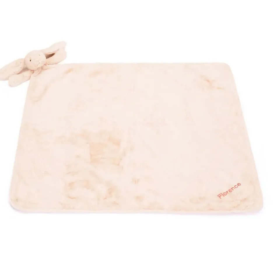 Personalised Bashful Blush Bunny Blankie Hot