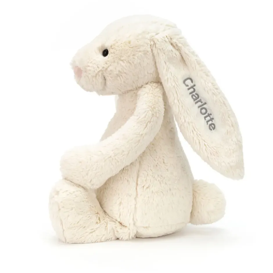 Personalised Bashful Cream Bunny Huge Hot