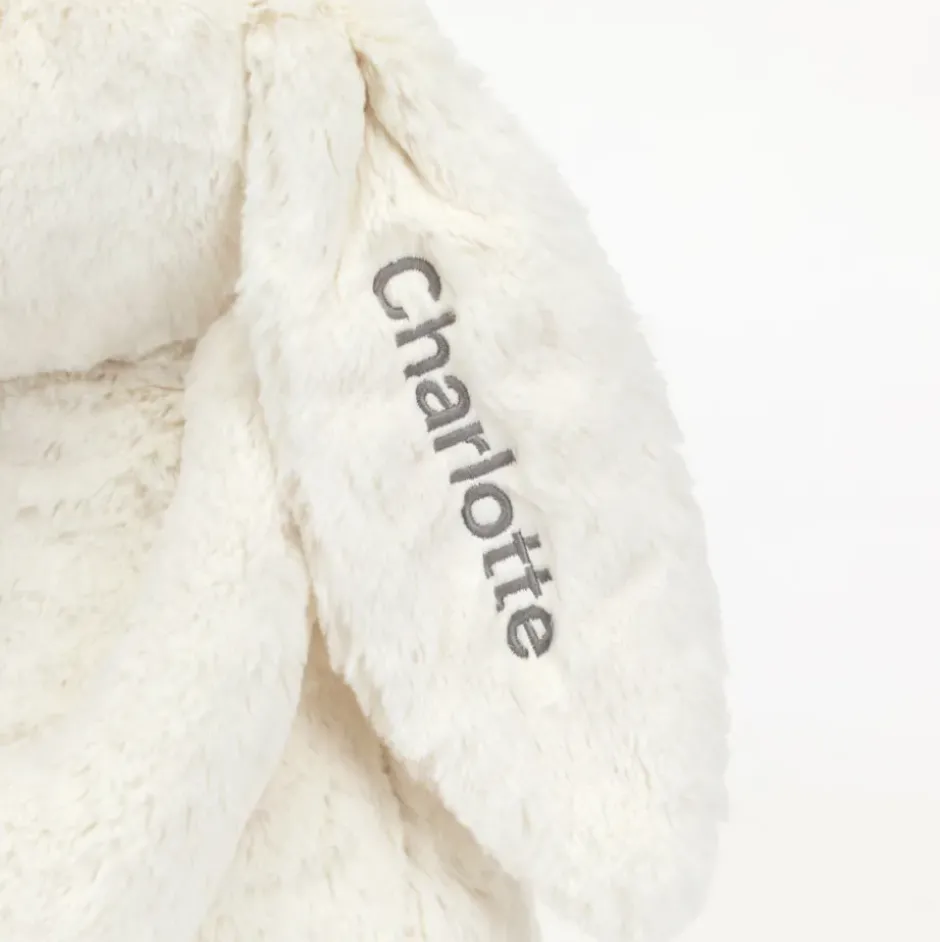 Personalised Bashful Cream Bunny Huge Hot