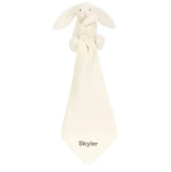 Personalised Bashful Cream Bunny Soother New