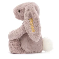 Personalised Bashful Luxe Bunny Rosa Medium
