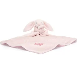 Personalised Bashful Pink Bunny Soother Clearance