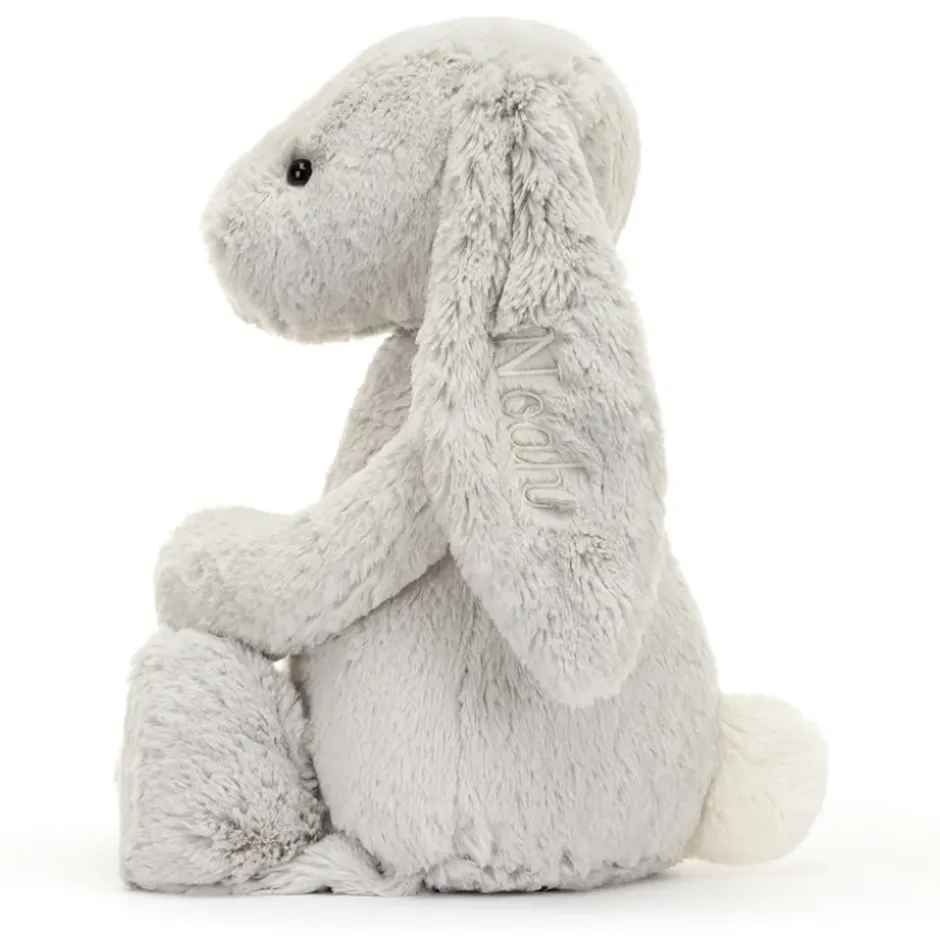 Personalised Bashful Silver Bunny Huge Online