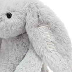 Personalised Bashful Silver Bunny Medium Outlet