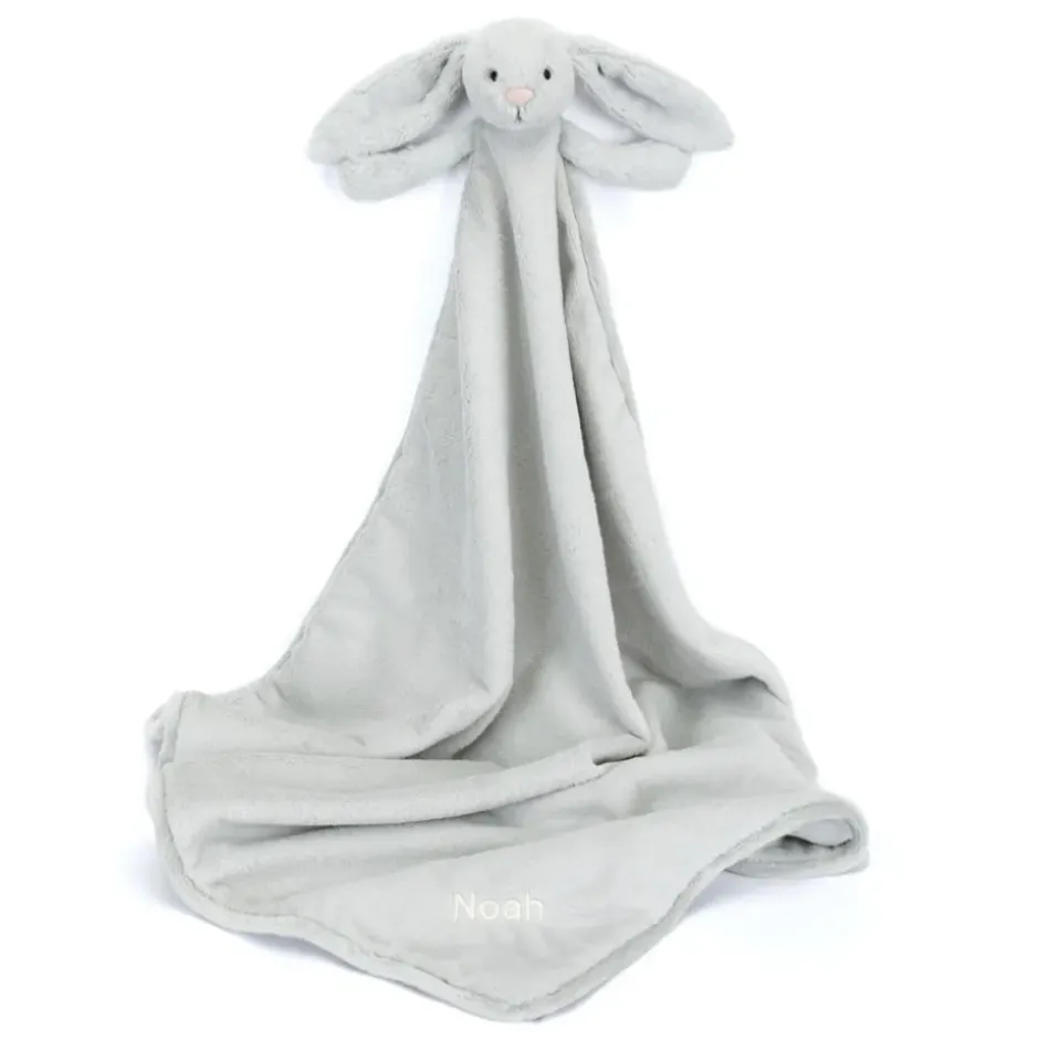 Personalised Bashful Silver Bunny Blankie Discount