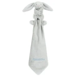 Personalised Bashful Silver Bunny Soother Online