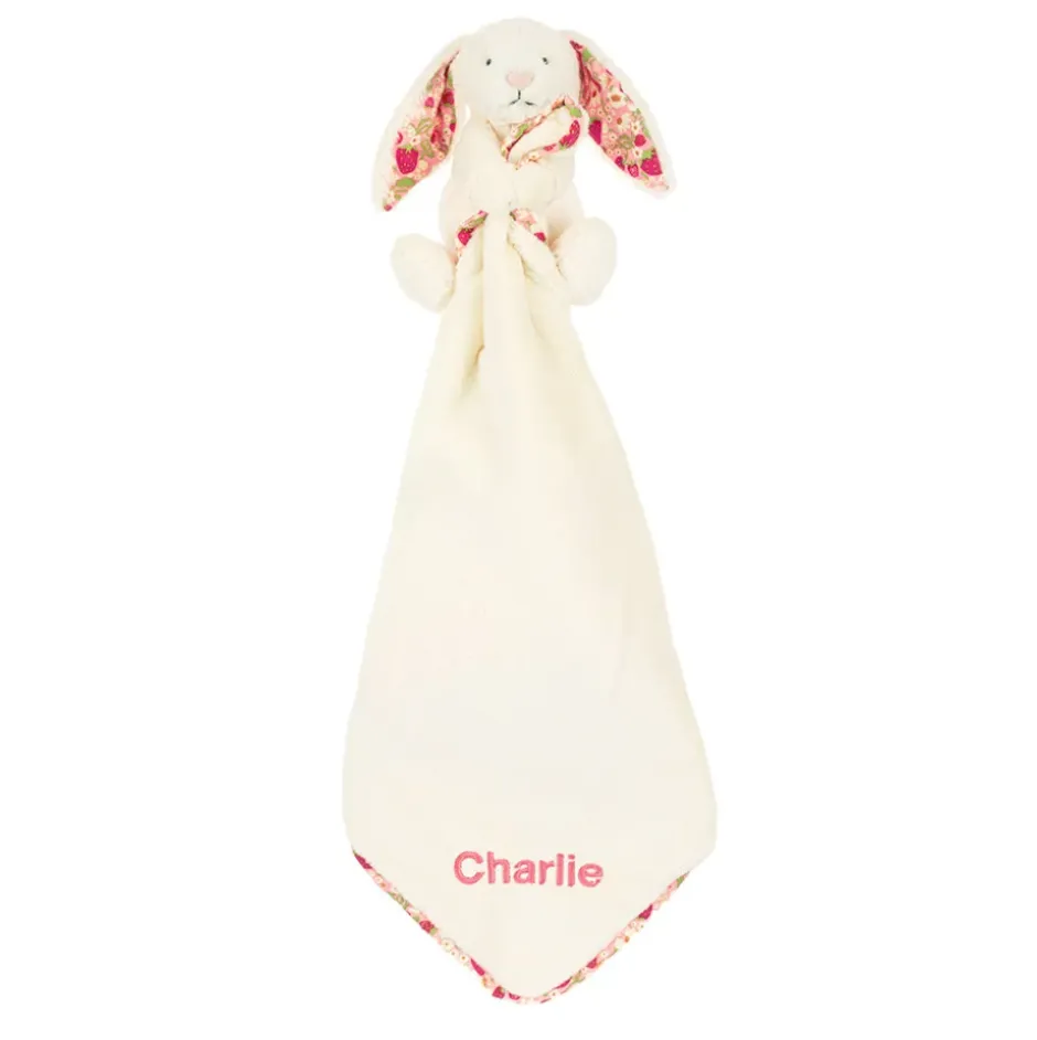 Personalised Blossom Cream Bunny 'Berry' Soother Clearance