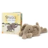 Smudge the Littlest Elephant Book and Smudge Elephant Medium Hot