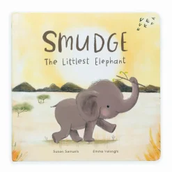 Smudge the Littlest Elephant Book and Smudge Elephant Medium Hot